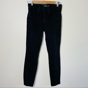 AYR The Skinny Jean Black Stretch Mid-Rise